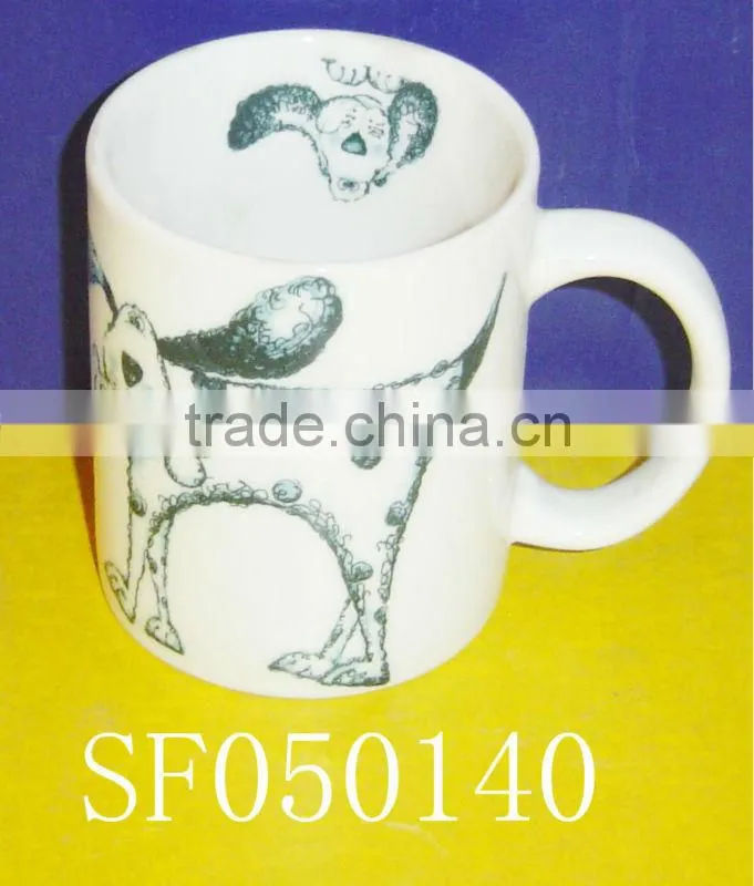 customized design 11oz inside printed mug for promotional