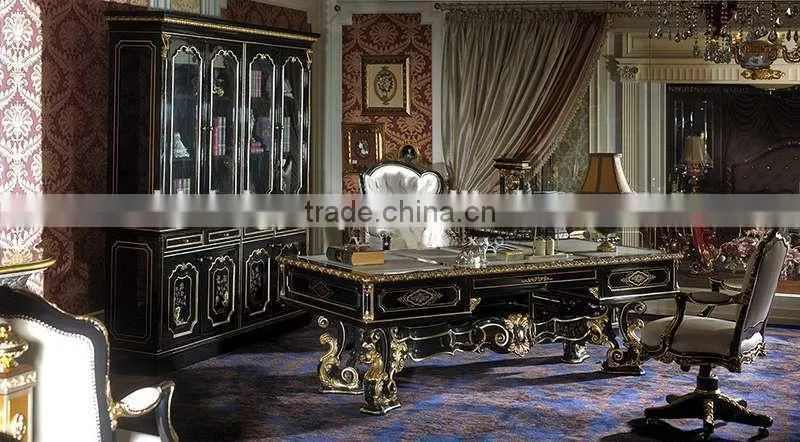 Bisini Luxry Executive Desk Set, ,High End Office Furniture table set, ,Luxury Office Furnituren,Study Furniture(BF08-0269)