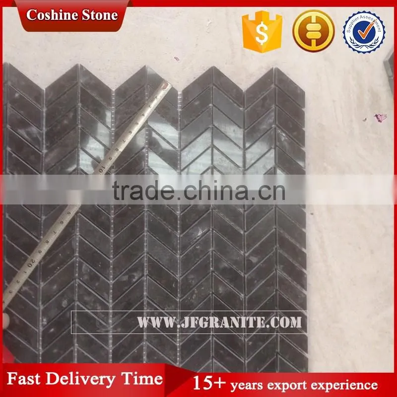 abosulte black granite mosaic tile