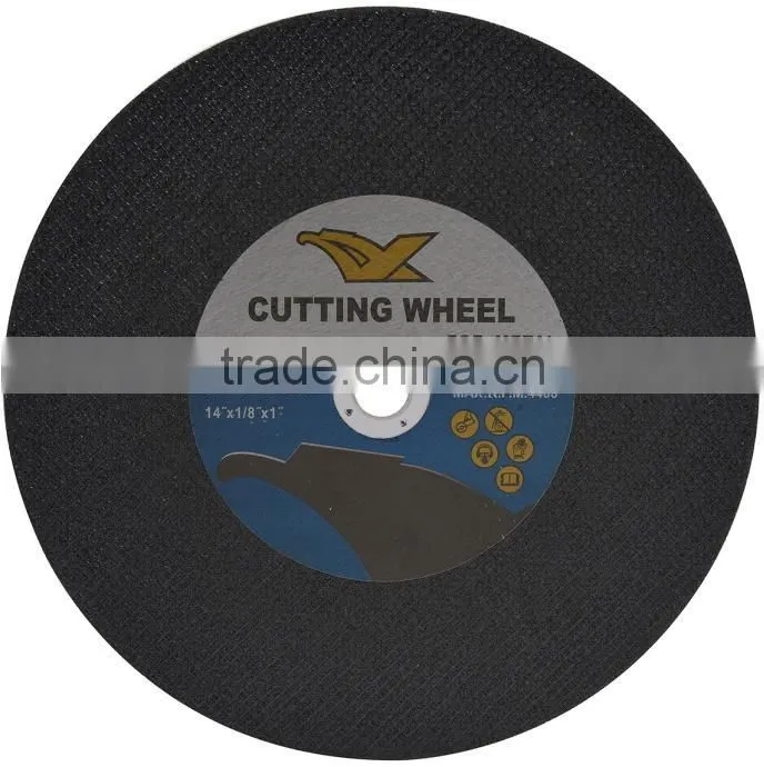 350*3*24.5mm Resin Cutting Wheel cut off disc for Metal and Inox Use