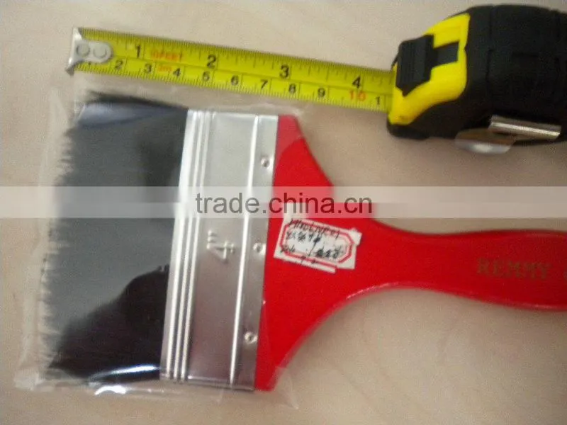 wooden handle paint brush