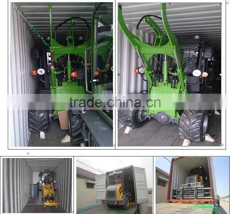 800KG mini redlader zl08 with changchai390