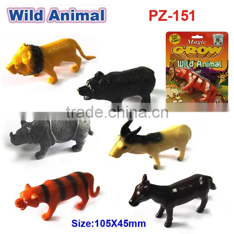 Grow Plastic Wild Animal Toys/Tiger/Lion