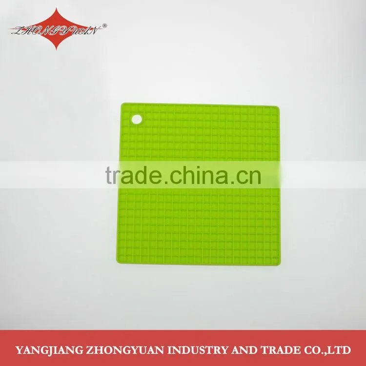 High heat resistant multipurpose square shaped silicone mat, kitchen pad