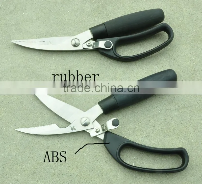 plastic handle kitchen chicken scissors