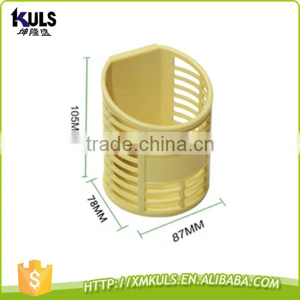 Color ABS plastic stationery pen container small plastic barrel