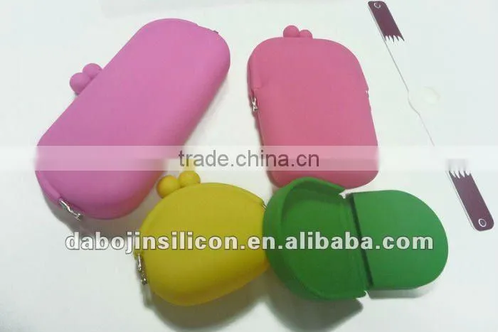 silicone cosmetic bag/pouch/wallet
