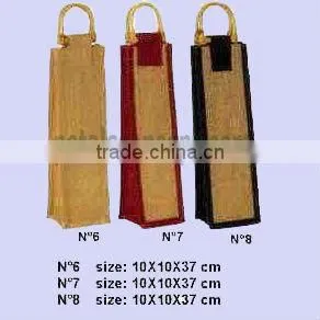 Ideal promotional jute wine bag