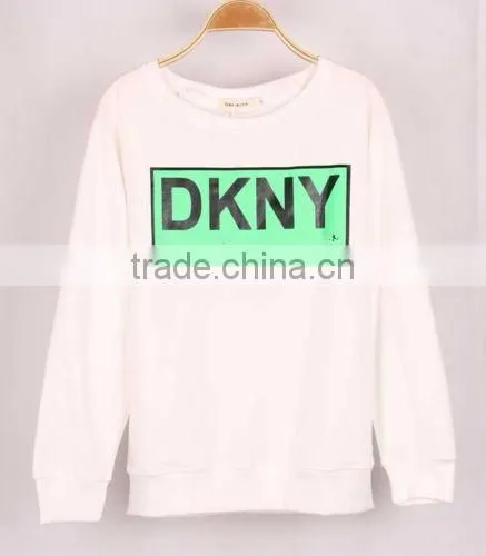 6 Colors Fluorescence Letter Print Hoodies Women Loose Sweatshirts Tracksuits