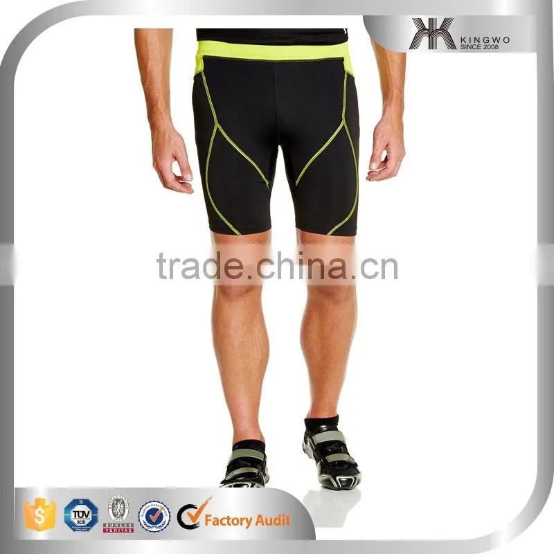 Men crossfit gym wear equipment running clothing cycling shorts pants