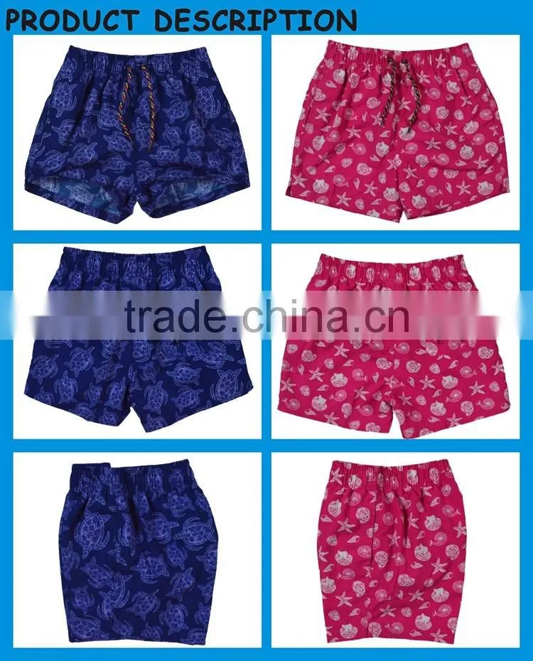 Newest Wholesale Board Shorts Kids Girls Peach Shorts