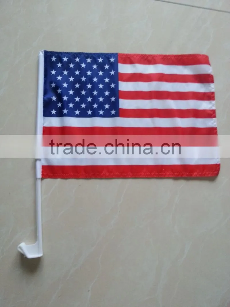 sports window car flag