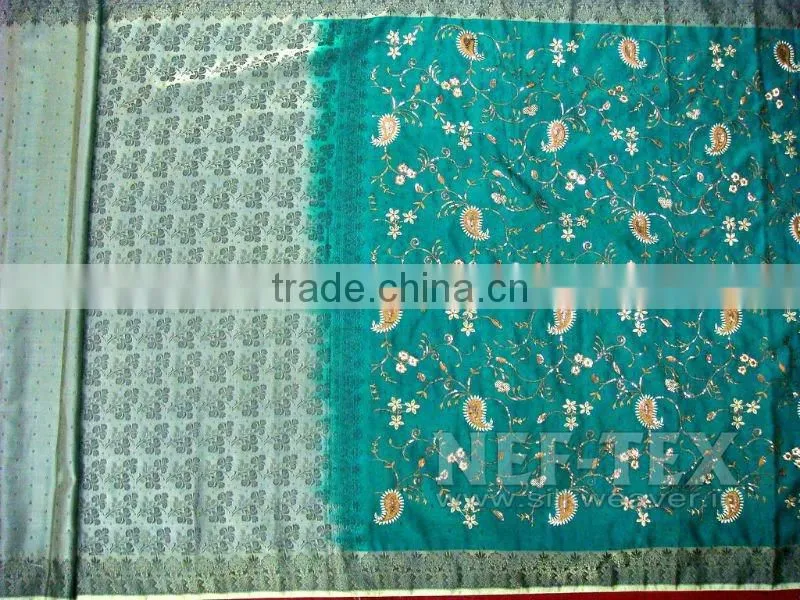 NEW COLOR EMBROIDERED SAREES