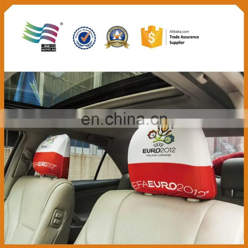 Customzied Car Headrest Covers with your design 2017
