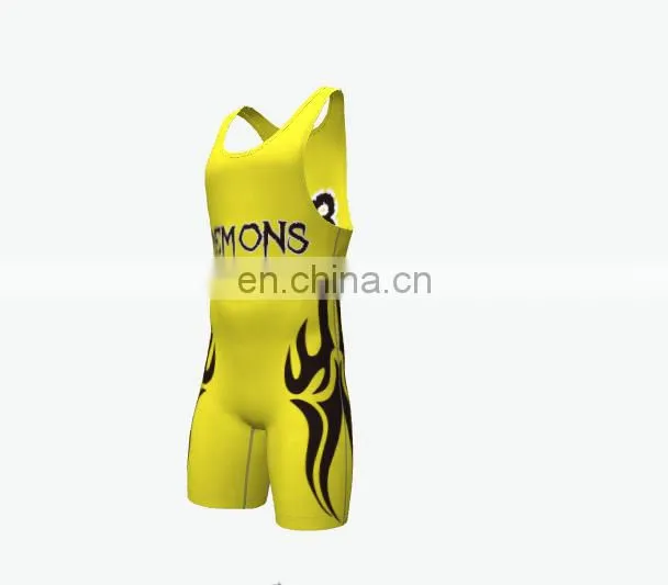 2017 New Custom Sublimated Wrestling Singlets wholesale