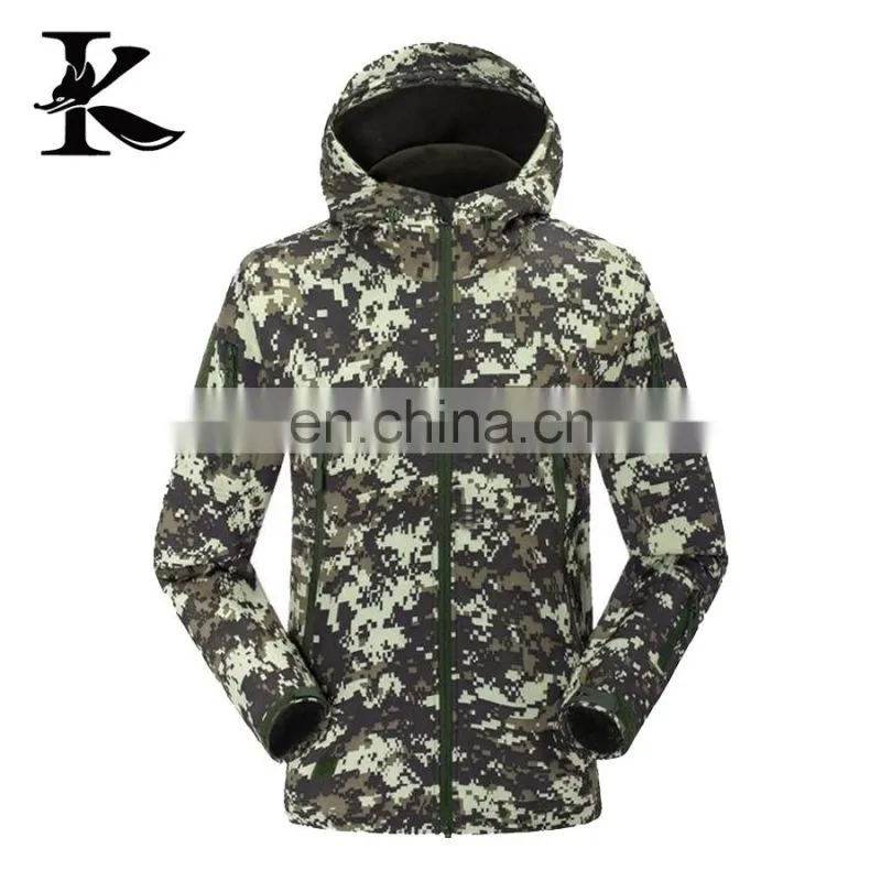 Military jacket waterproof camouflage hunting jacket