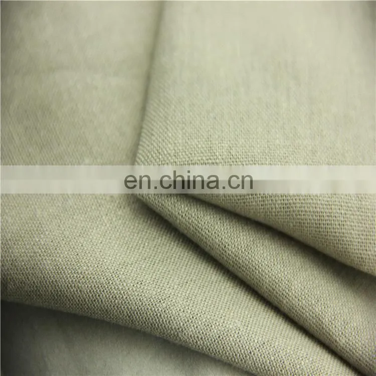 Woven Plain Garment Use viscose linen fabric