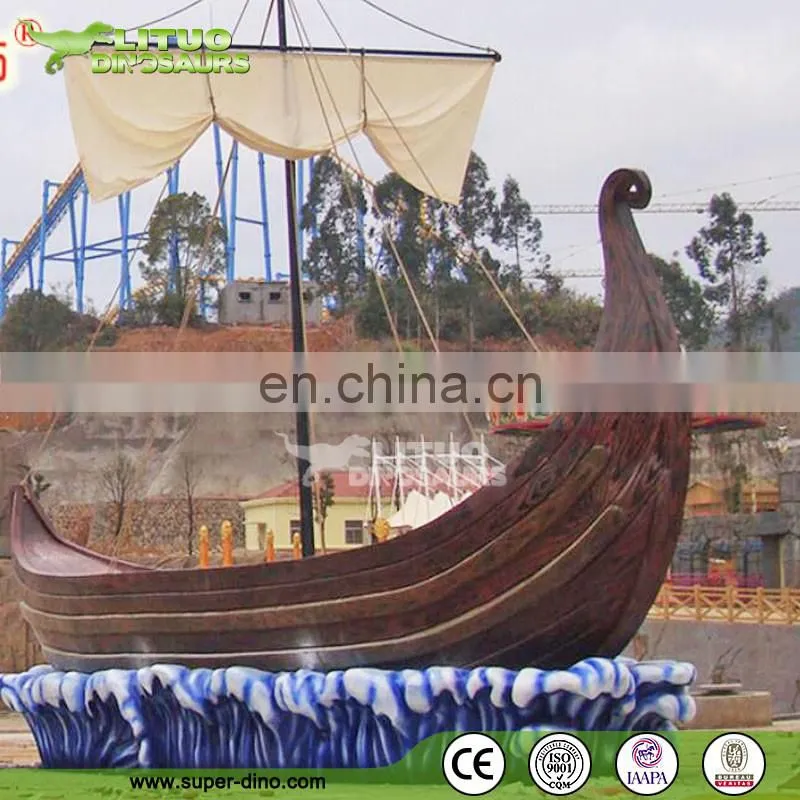 Theme Golf Decor Pirate Ship Statue For Sale