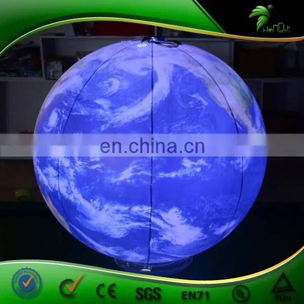 Colorful LED Inflatable Lighting Earth, Good Earth Lighting Bulbs