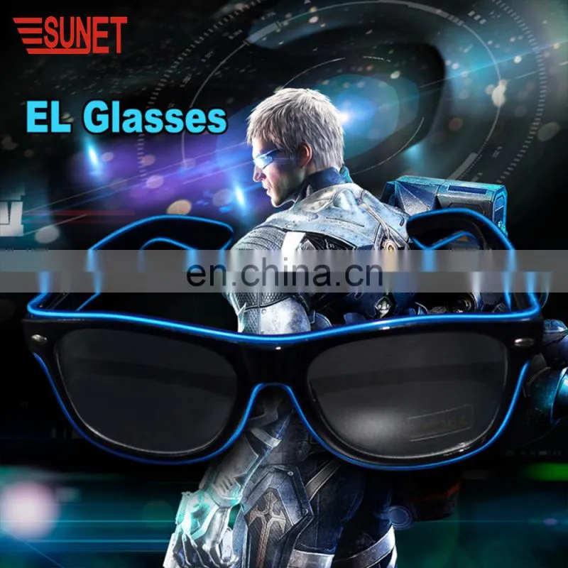 Halloween Christmas Party Decoration Sound Activated Led Glasses
