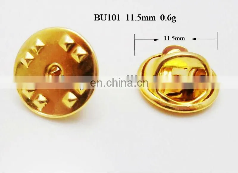 Decorative Metal Lapel Pin Military Clutch wit nails for Badge