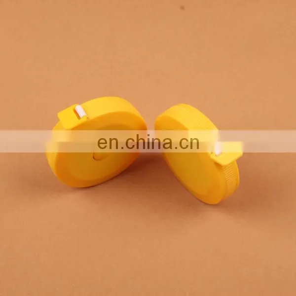 2016 most popular custom printed tape measure Mini Plastic Round Tape Ruler Measurements