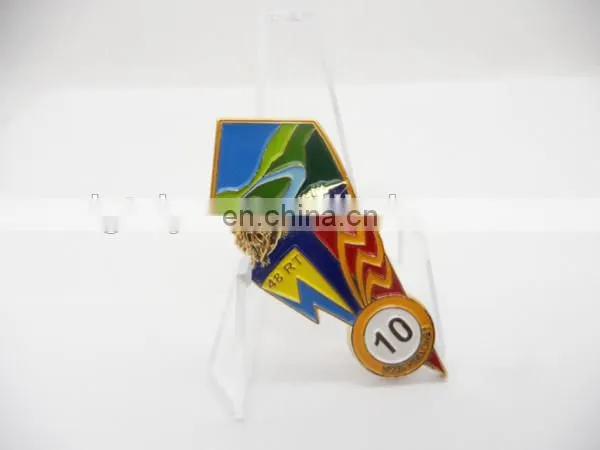 promotional custom hand embroidered badge