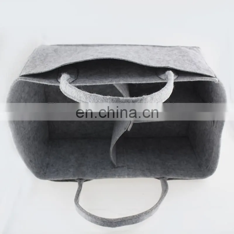 Amazon Hot Selling Felt Diaper Biaper Bag Organizer Grey For Baby