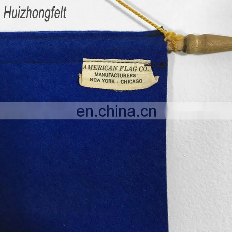 Custom Image Pennant Banner Felt Wholesale Mini Flag for Promotion