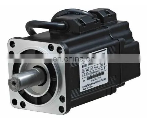 200w Elesy AC Servo Motor Drive 60EMA-006AE12 220fv Servo Engine For Packing Machine