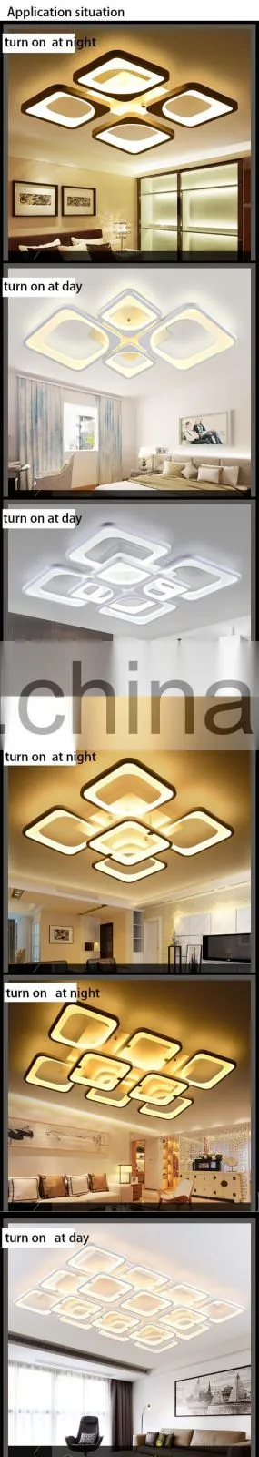 Creative design modern minimalist LED ceiling lamp restaurant bedroom light