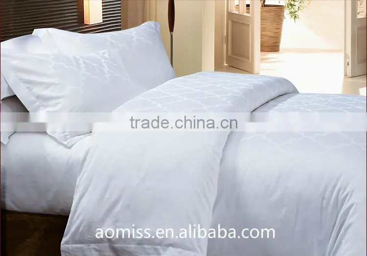 60S 300TC Thread Count Classic Hotel Bedding textile 4 pcs hotel bedding set