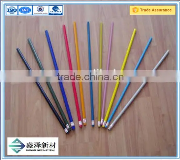 Solid fiberglass fishing rod blanks