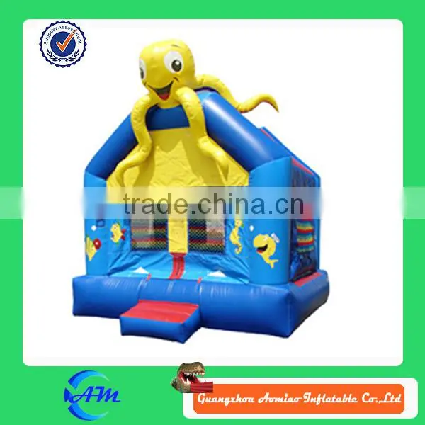 The octopus play inflatable bouncer commercial inflatable jumping castle