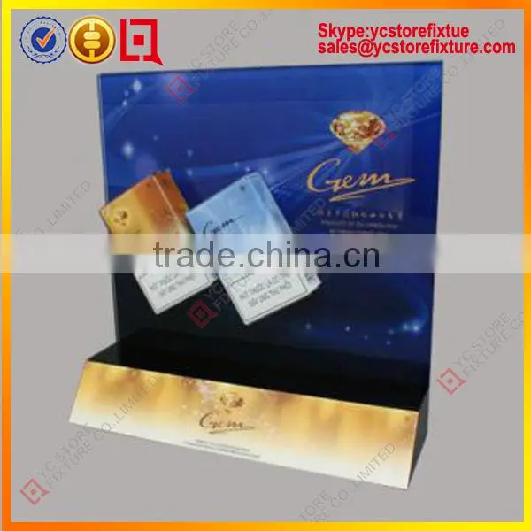 Luxury designed acrylic cigarette display stand