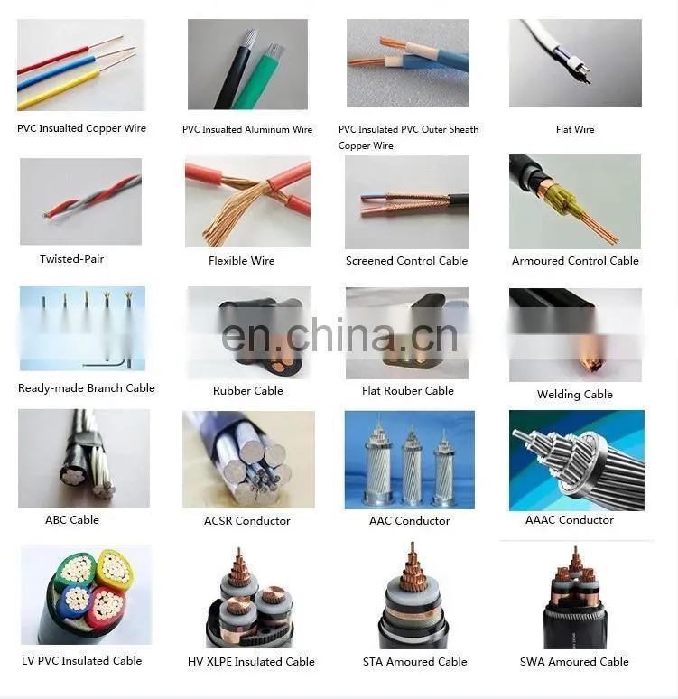 Pay later 33kv high voltage best price 4x 70mm2 copper conductor PVC insulated STA PVC sheathed power cable