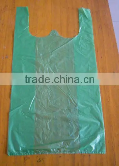 2015 PE colored plastic bag with handle