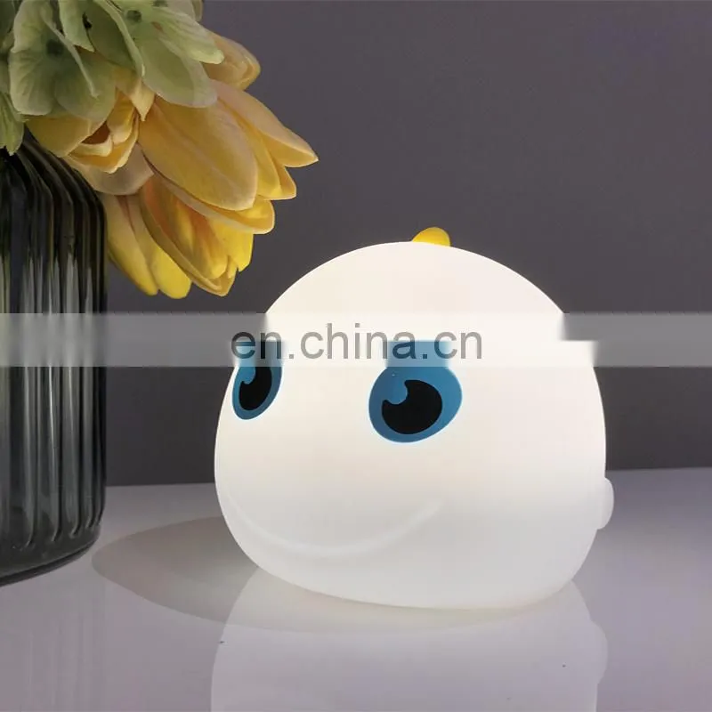 Wholesale silicone lamp cute animal silicone baby night light for kids