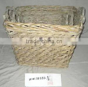 natural wicker firewood baskets quality good
