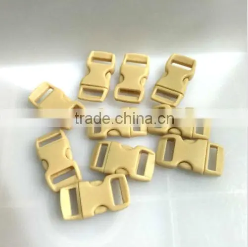 12pcs 3/8" Curved Side Release Plastic Buckle for Paracord Bracelet Colorful