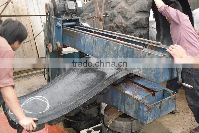 OTR used tire bead cutting machine /wasted rubber recycling cutter equipment