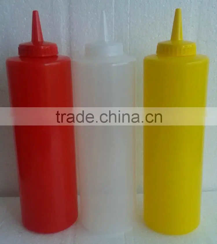 Lower Price Small Food Grade Plastic Sauce Squeeze Bottle for Hotel Restaurant Bar Kitchen