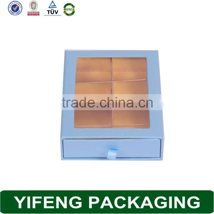 Luxury empty chocolate box with paper divider