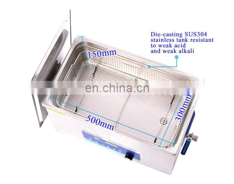 Ultrasonic Blind Cleaning Machine Power Adjustable and Dual Frequency for Car Parts Wash