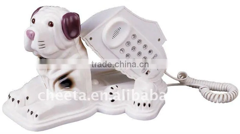 Cartoon Shape Telephone With Dog