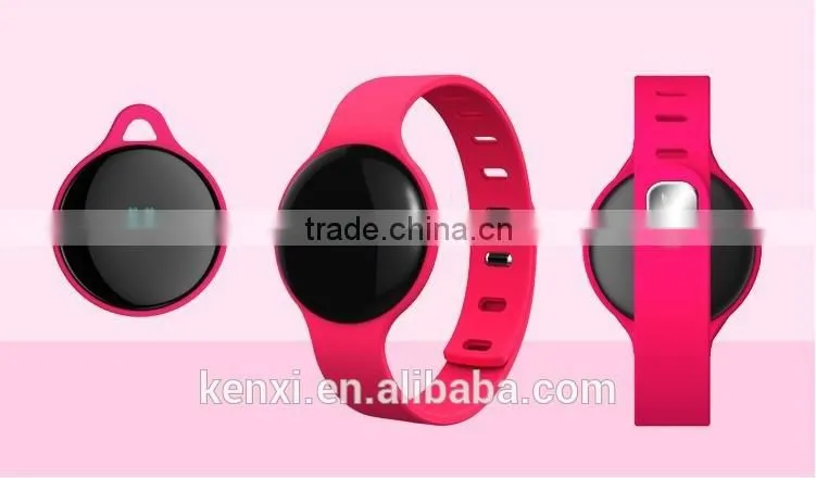 Bluetooth smart bracelet watch above IOS 6 Android4.0 App download Google play Appstore control by Smartphone
