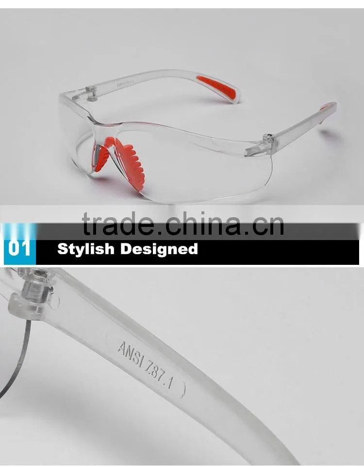 Factory wholesale clear electric welding lens safety glasses dustproof tanning eye protective goggles