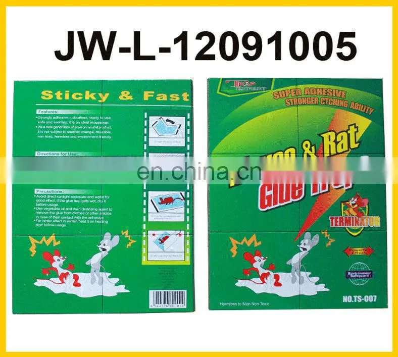 Eco-Friendly No Poison Rat Mouse Glue Trap rat killer products rat gum board