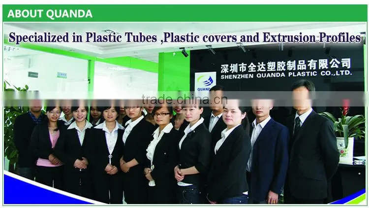 Blue clear ABS plastic Hard Tubes