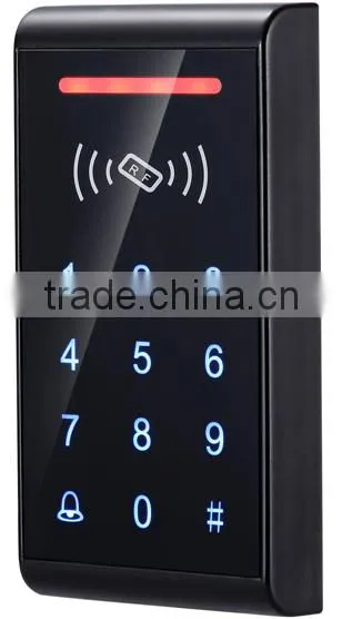 HSY-S187T Black door access control touch keypad stand alone rfid reader
